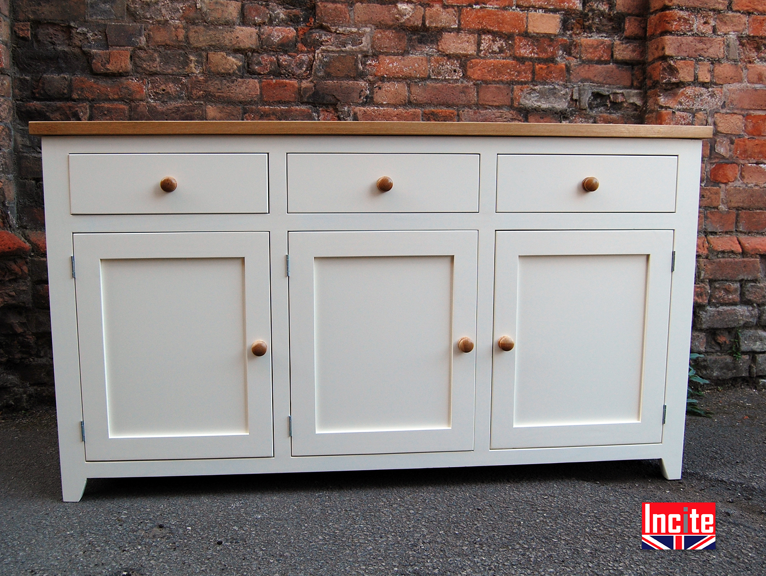 Painted Shaker Sideboards with Solid Oak by Incite Derby